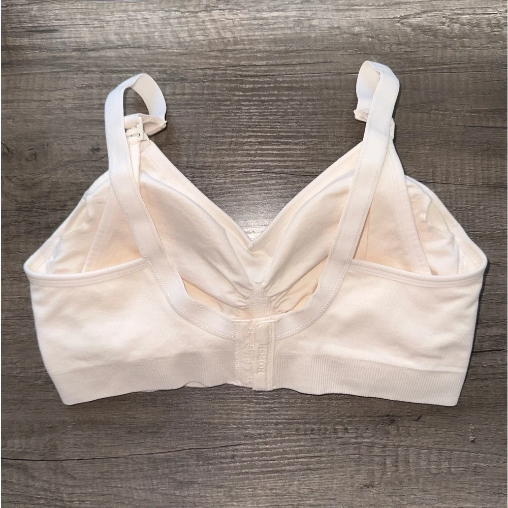 Hofish Women's‎ Seamless Padded Nursing Maternity Bra Size L